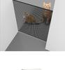 Retractable Pet Gate: Indoor Safety Net for Dogs & Cats, No-Drill Isolation Fence for Stairways & Hallways