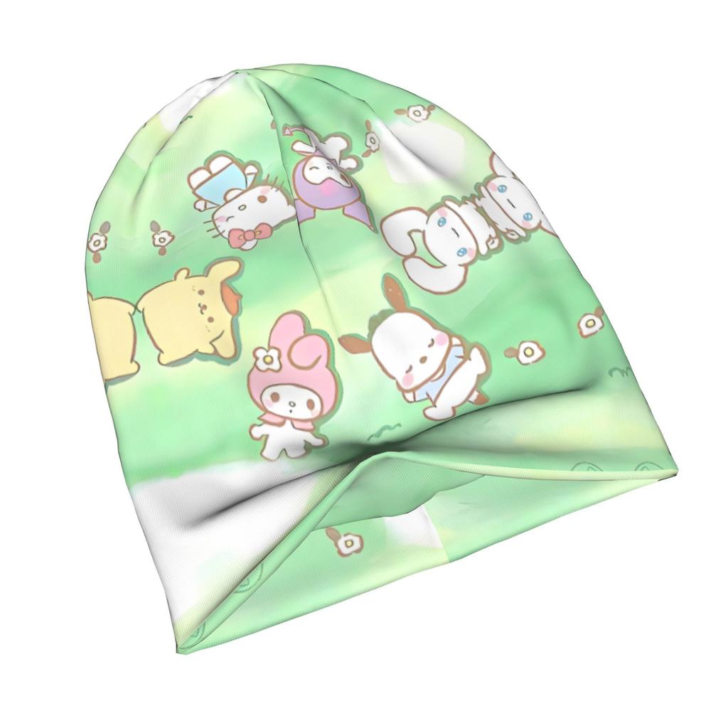 Sanrio Characters in The Meadow Stylish Adult Beanie for Layering with Fall Or Winter Outfits Brings Relaxed Charm to Streetwear Or Weekend Fashion Sc
