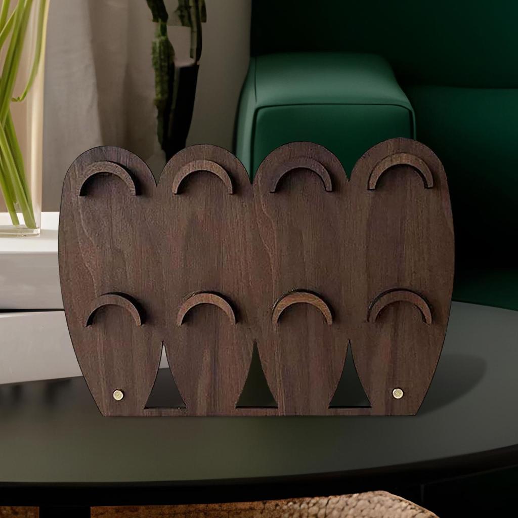 Bracelet Holder Organizer Wooden Multi-Hole Jewelry Organizer Display Rustic Storage Rack Decorative Space Saving Home Decor For