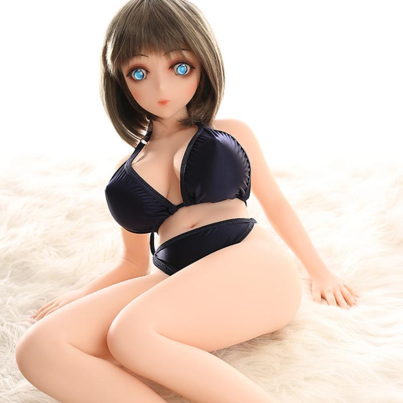 85cm Men's Sex Doll Anime Mini Girlfriend Masturbation Cup Big Breast Vagina Sex Erotic Adult Sex Toy