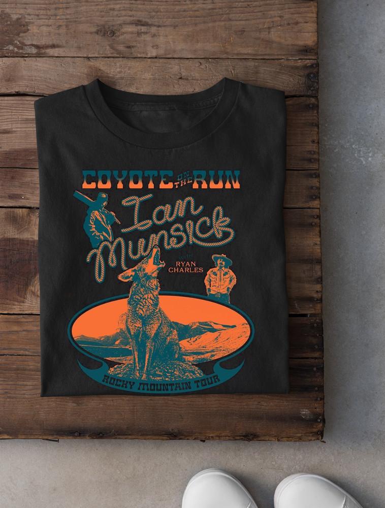 

Hot Trend Ian Munsick Concert 2024 Black Cotton All Size Shirt Gift For Family Unisex T-Shirt S
