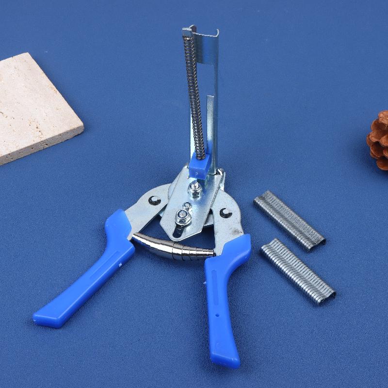 New Sale Heavy-Duty Iron Cage Pliers Set, Pig Pen Clamp Kit M Clips - Durable Home Repair Tools Suitable