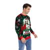 Christmas Crewneck Sweatshirt Fashion Snowflake Print Couple Pullover