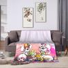 Christmas Diddl Super Soft Blankets  Travel Plush Throw Blanket Funny Living Room Flannel Bedspread Sofa Bed Cover