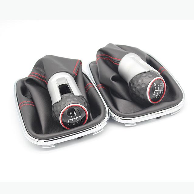 

Compatible Shift Knob for Golf 4/Bora GTI - Red Gear Lever, 5/6 Speed. 5-speed