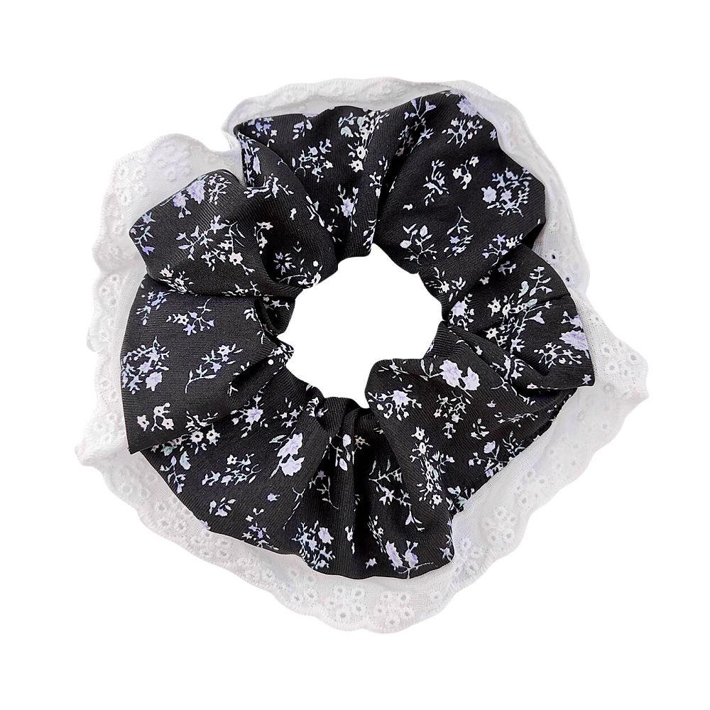 Versatile Gold Velvet Scrunchie Hair Tie for Buns & Ponytails