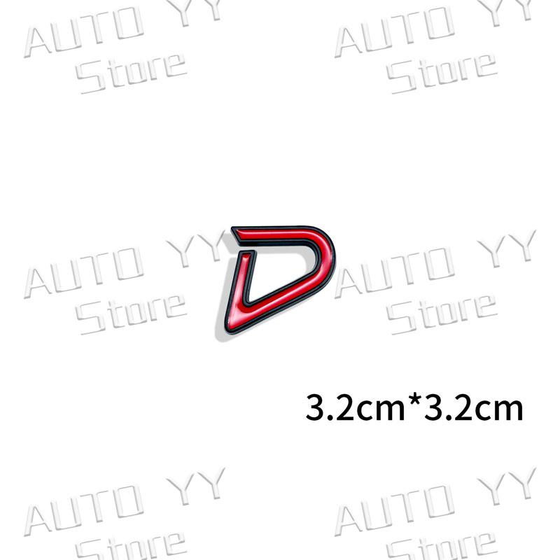 3D Metal Car Styling Logo Front Grille Emblem SD/D Badge Rear Tail Bumper Trunk Sticker