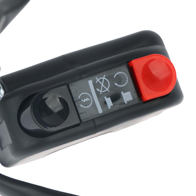 Motorcycle Switch Handlebar Mount Start Stop Kill On Off Button Side Switch 12V For Atv Motorcycles Scooters