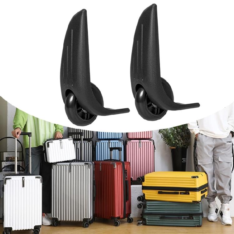 1 Pair Essential Travel Wheel Replacement Spare Castor for Luggages Suitcase