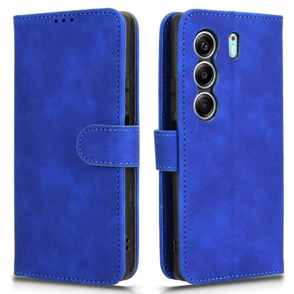 Für TECNO Camon 40 4G Lederhülle Hautgefühl Anti-Sturz Brieftasche Klapphandyhülle