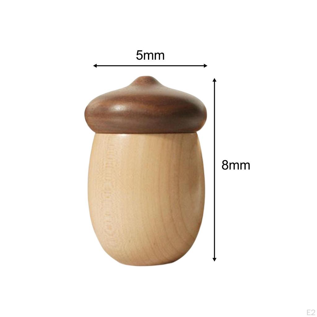 Wooden Toothpick Holder Dispenser Organizer Toothpicks Case for Hotels Kitchen Dining Table Car