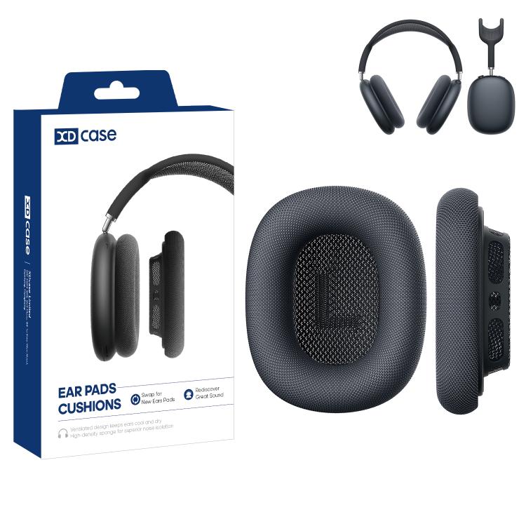 

XDcase 1 Pair Mesh Fabric Magnetic Replacement Sponge Ear Pads For AirPods Max темно-сірий колір