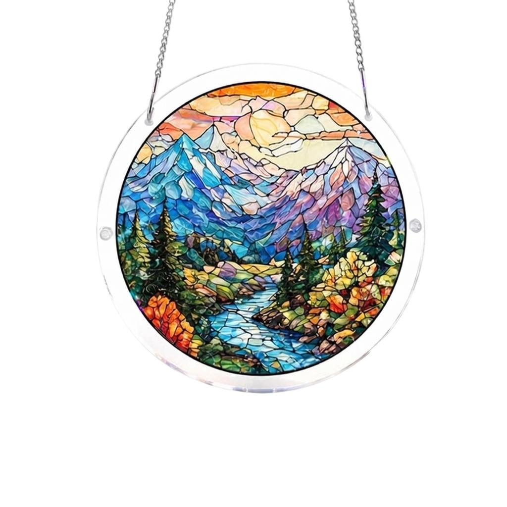 Acrylic Sunshine Catcher Puzzle Hanging Decoration, Wall Art, Home Furnishing, Window Hanging Decoration