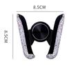 Car Phone Holder Diamond Crystal Car Air Vent Mount Clip Mobile Phone Holder Stand In Auto Bracket Interior Accessories