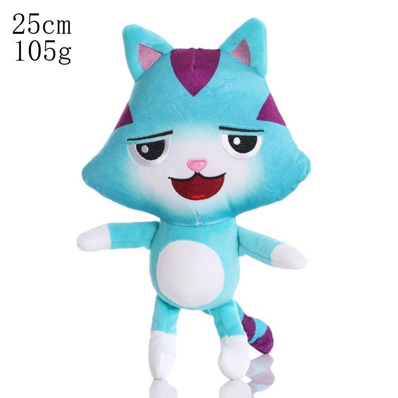 Cute Gabby's Dollhouse Plush Pandy Paws MerCat Cakey Cat Kitty Fairy DJ Catnip Baby Box Cat Soft Stuffed Cartoon Cat Toys for Kids Fans Birthday Gift