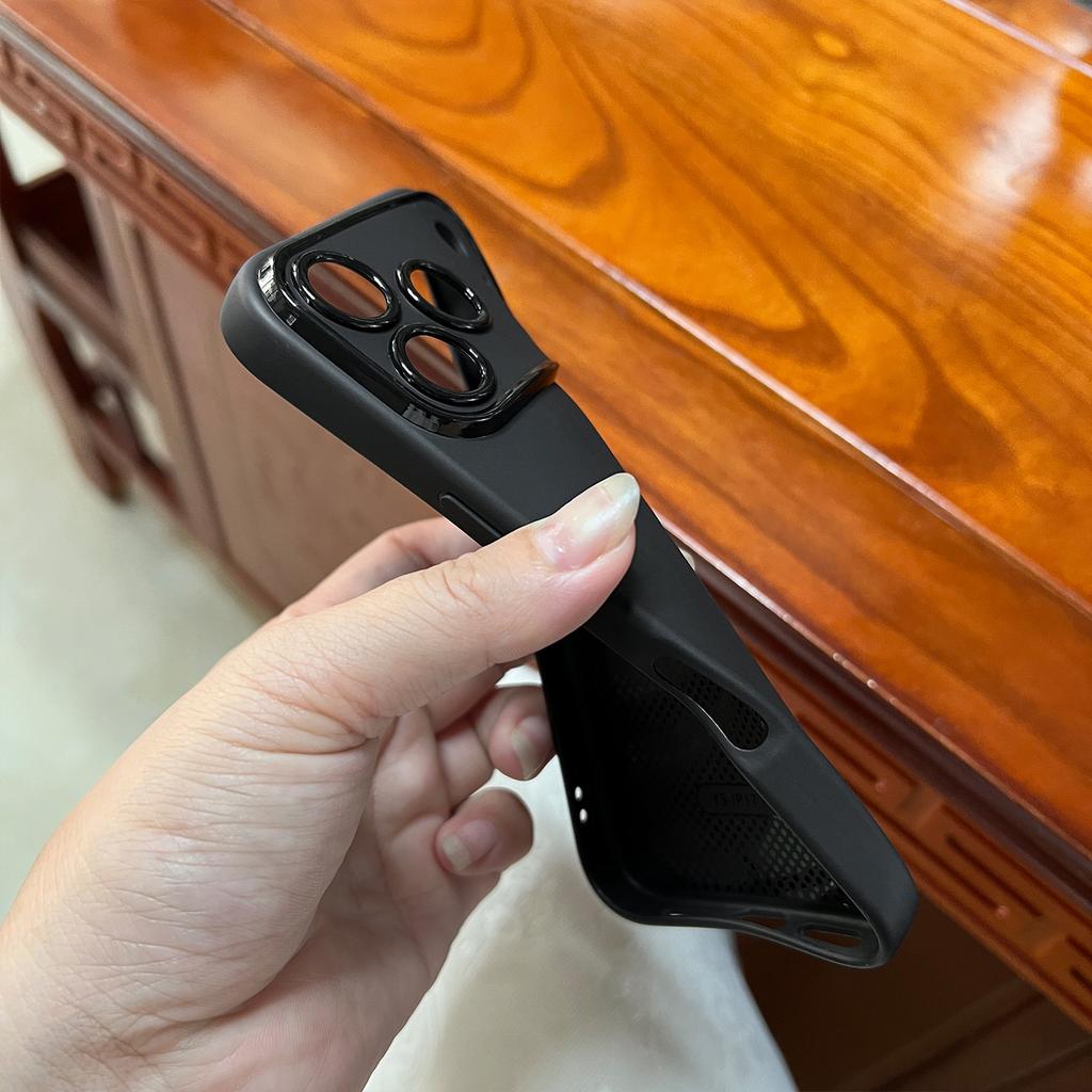Premium black Apple 11ProMax mobile phone case large window iphone11 matte 11 protective case 11