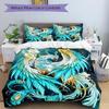 3pcs Fantasy Phoenix Duvet Cover Set - Includes 1 Duvet Cover and 2 Pillowcases, No Quilt Core, All-Season Home Decor yy251111017