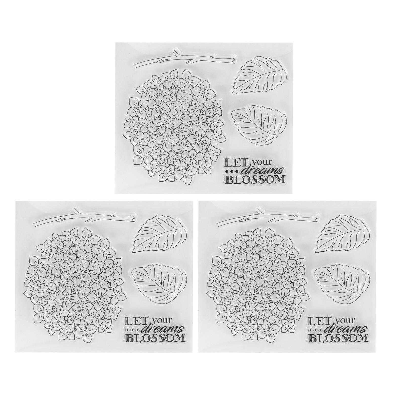 

3 шт. Прозрачные штампы своими руками, прозрачные отпечатки, повторяющиеся приклеивающиеся прозрачные резиновые штампы для изготовления открытки