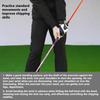 Golf Swing Trainer Stick Beginner Golf Cut Indicator Activity Buckle Golf Chipping Auxiliary Training Golf Gesture Correction