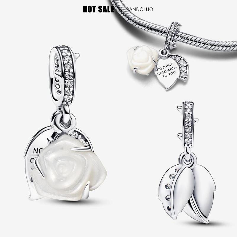 New In Copper Love Pendant Red Pink Blue Fit Pandach Original Diy Bracelets Charm Beads Party Fashion Birthday Gifts Jewelry