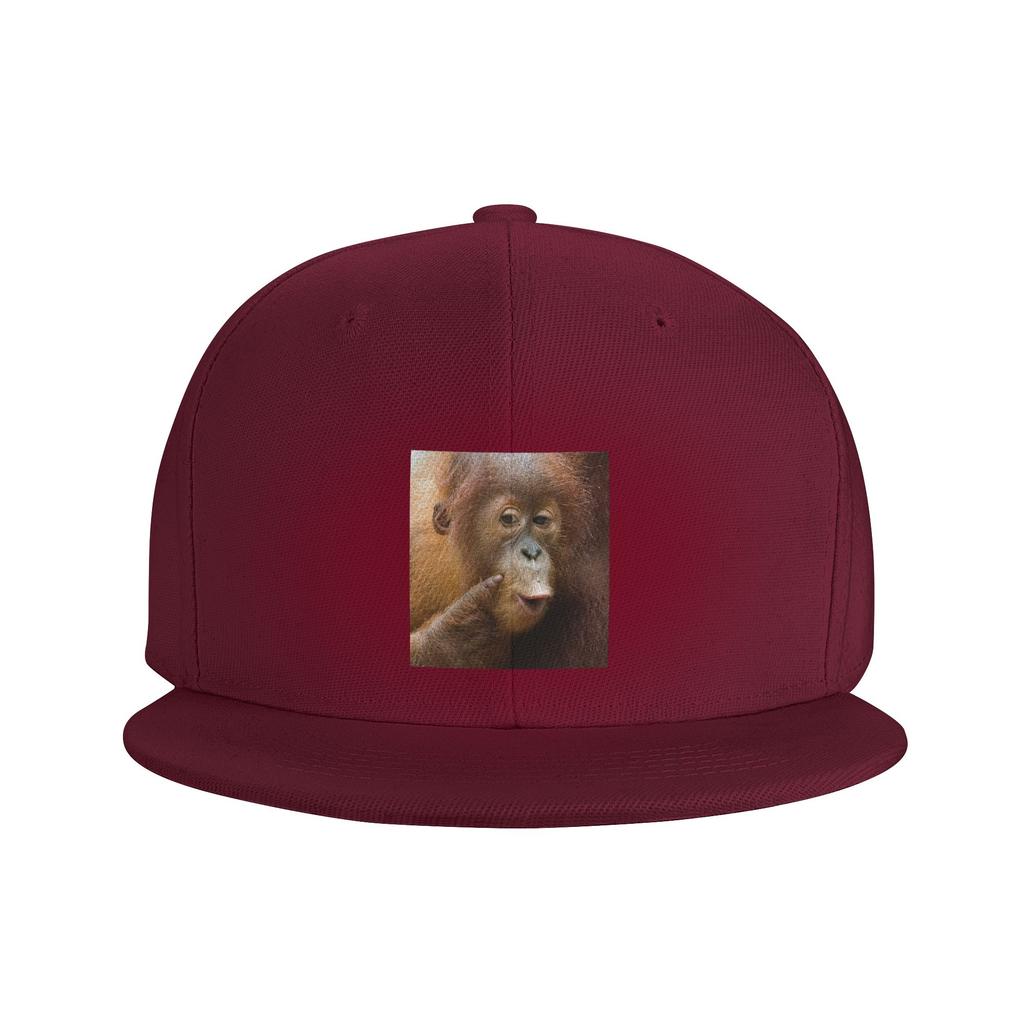 Gorilla Face Print  Baseball Caps Snapback Fashion Baseball Hats Breathable Casual Casquette Outdoor for Unisex