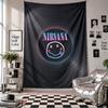 Nirvana Wandteppich Heimdekoration Wandbehang Tuch für Schlafzimmer Wohnzimmer Hintergrund