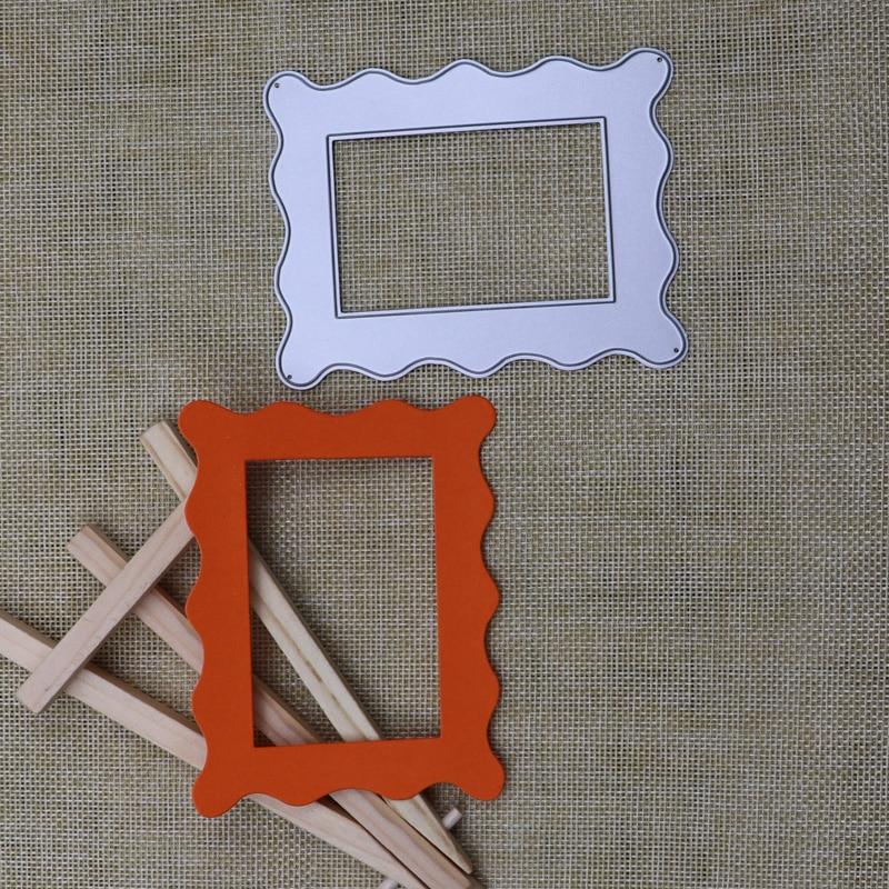 Spitze Rechteckigen Rahmen Metall Schneiden Stirbt Sammelalbum Handwerk Prägung Fotoalbum Gestanzte
