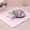 Washable Dog Cooling Pad Mat Self-Cooling Summer Pet Breathable Ice Silk Cool Bed Pad Portable Mat for Large Small Dogs Cats