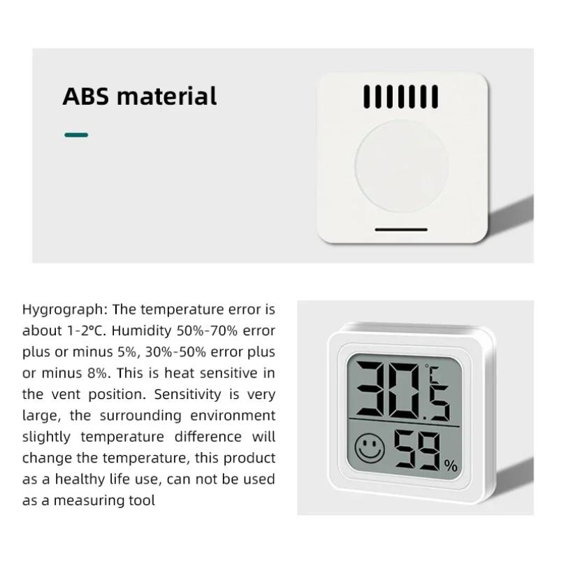 2025 New Mini LCD Digital Thermometer Hygrometer Indoor Room Temperature Humidity Meter Sensor Gauge Weather Station