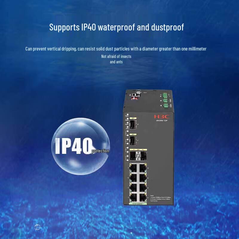 H3C IE4300-12P-H1 Industrial Managed Ethernet Switch
