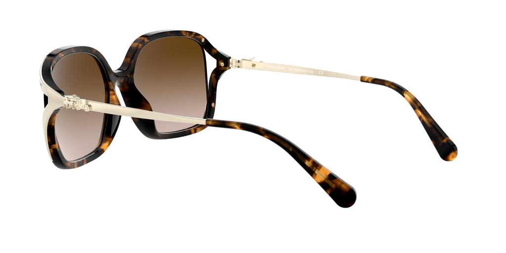 Sunglasses 0HC8280U 512013 DARK GRADIENT LENS Japan 57 [Coach] TORTOISE/BROWN (FREE size)