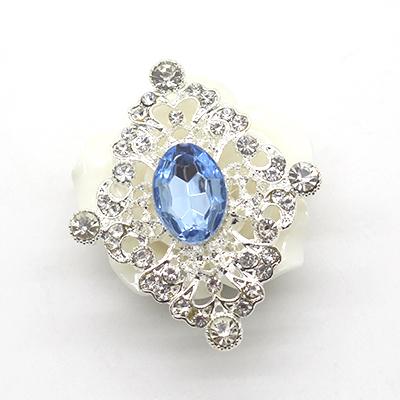 New Fashion 10Pcs 40*46mm Metal Acrylic Crystal Rhinestone Buttons For Craft Embellishment Diy Clothing Decorative Accessories