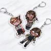 Game YKMET Boyfriend To Death Keychain for Accessories Cute Pet Strade Ren Lawrence Keyring Jewelry Friends Fans Gamers Gifts