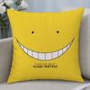 Anime Assassination Classroom Cushion Cover Cushion Covers Natural Linen Breathable Sofa Bedroom Decor Pillowcase