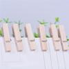 100PCS Small Mini Natural Colorful Wooden Photo Clothespin Craft Decoration DIY Memo Clips Pegs