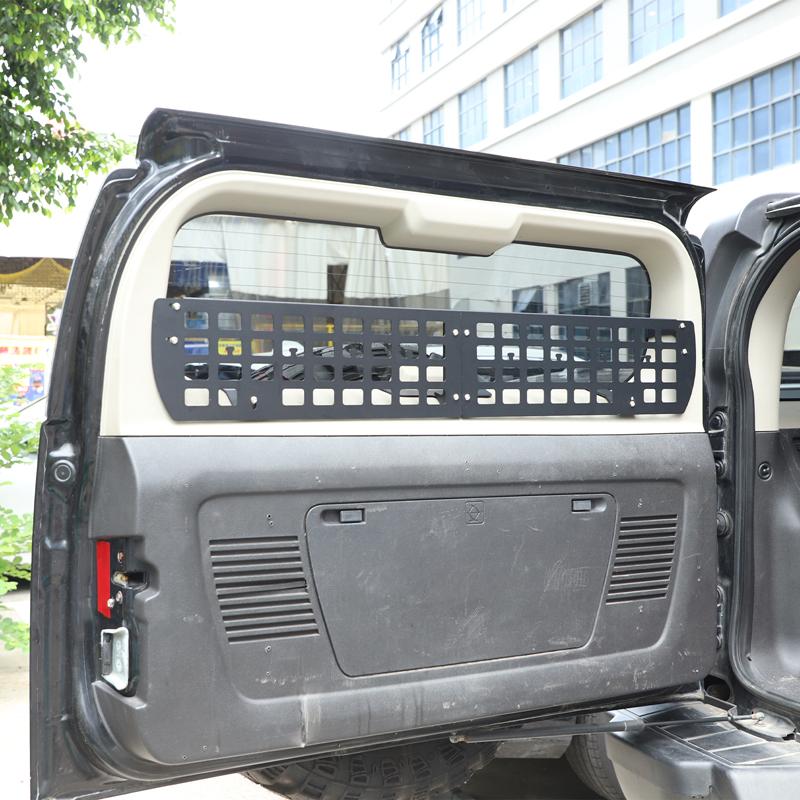 Aluminum Alloy For HUMMER H3 H3T 2005-2009 Car Tailgate Glass Window Storage Fence Bracket Storage Bracket Car Modification