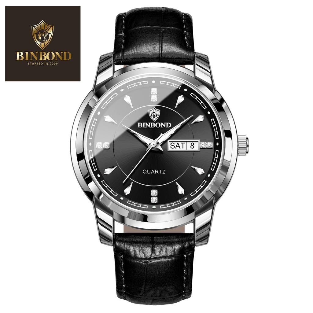 Famous Men's Watch Waterproof Casual Fashion Business Watch Men's Student Leather Quartz Watch