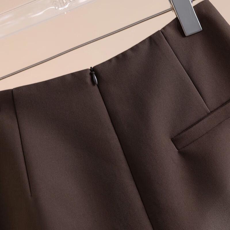 Sisbashe Petite Women's High-Waist A-Line Wide-Leg Shorts