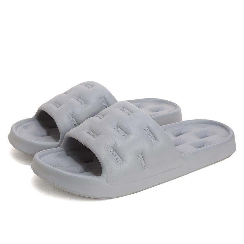 Hollow quick-drying bathroom bath cool slippers women's summer new home home non-slip men's trend