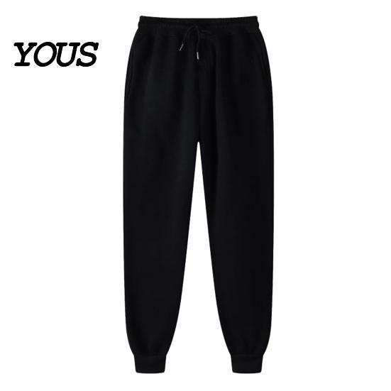 Heren Fleece gevoerde Joggingbroek Joggers, Verdikte Trainingsbroek met Geribbelde Enkelmanchetten, Veelzijdige Dagelijkse Warme Broek Winter Atletische Broek voor Buiten