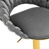 Adjustable stool, bar stool, FARVISO gray elegant loft
