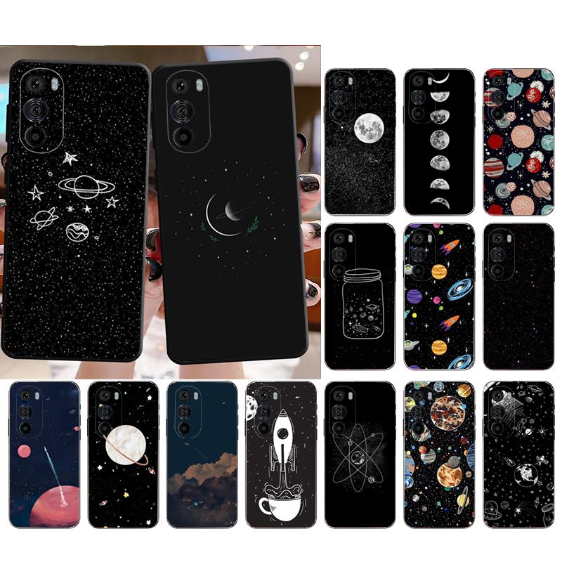 Phone Case For Motorola Edge 50 40 Pro 60 50 40 30 Ultra Neo Fusion Moto G85 G72 G53 G54 G84 G13 G32 Moon Space Star Planet