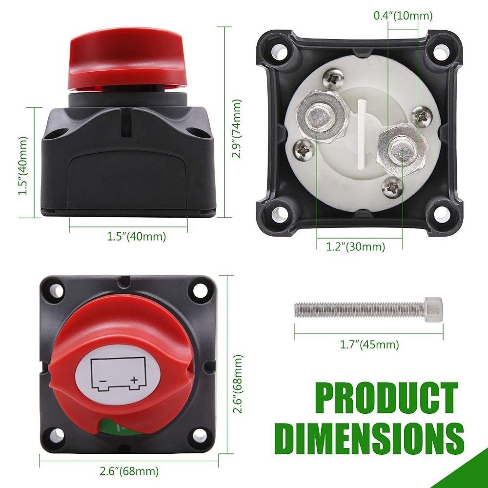 12V 600A Batterietrennschalter Batterieschalter Trennschalter Batterietrennschalter Batterietrennschalter