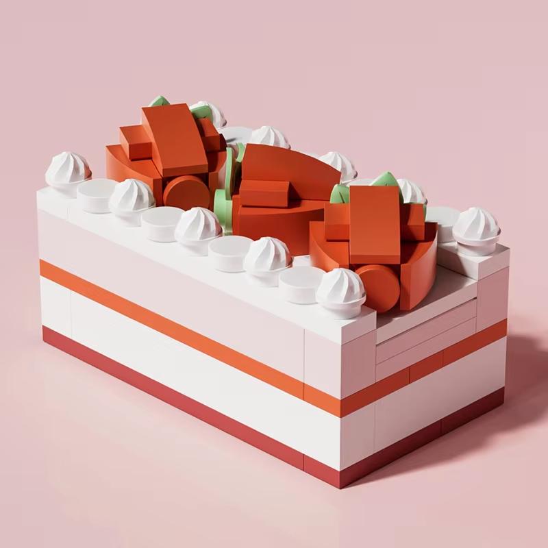 ToylinX 100+pcs Delicious Dessert Building Blocks Sets, Assorted Stem Building Sets for Halloween Gift for Children and Adults