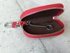 mauve Genuine Leather Smart Key Case, Pink
