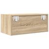 TV Cabinet in Sonoma Oak 60 x 31 x 25.5 cm Particleboard