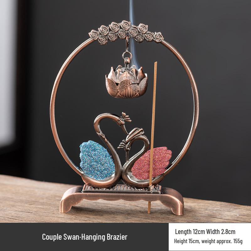 Creative Boshan Hanging Incense Burner for Home Use - Tea Ceremony Ornament for Agarwood & Sandalwood Coil Incense