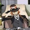 Anime Bungo Stray Dogs Printed Blanket Picnic Blankets Warm Blanket Soft and Comfortable Blanket Home Travel Birthday Gift