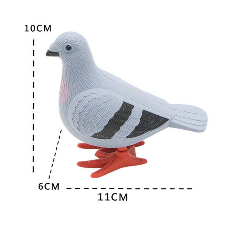 New Kids Clockwork Toy Jumping Pigeon Simulation Animal Cute Winding Will Jump Baby Toys 2-4 Years Old Gift
