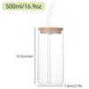Korean Style Transparent Creative Cola Glass Cup, Juice & Drink Cup - Internet Celebrity Design